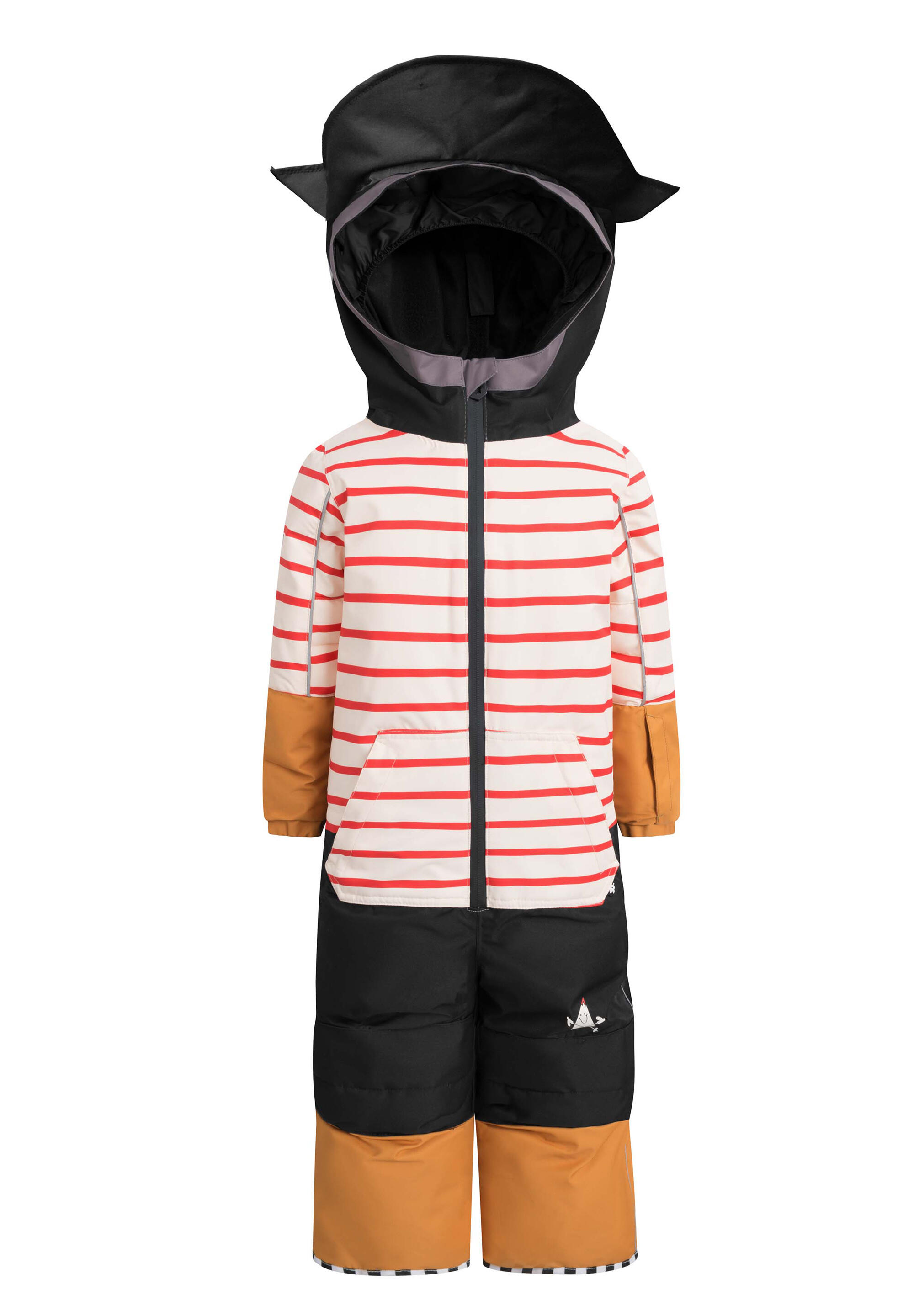 WEEDO FUNWEAR Overall HOOKDO Pirat zwart verstelbare voetbreedte ademend