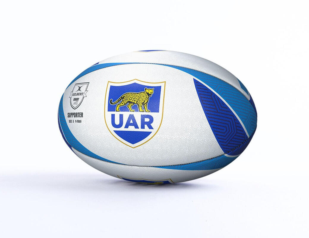 Gilbert Argentina Pumas UAR Supporters Rugby Ball 2/3