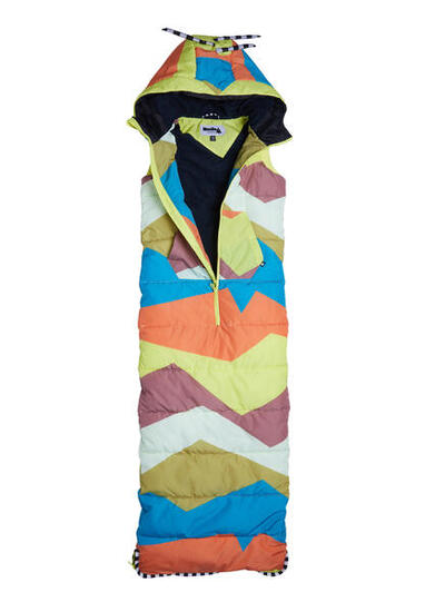 Schlafsackweste WOODY Bird mehrfarbig atmungsaktiv Stauraumfunktion wasserdicht