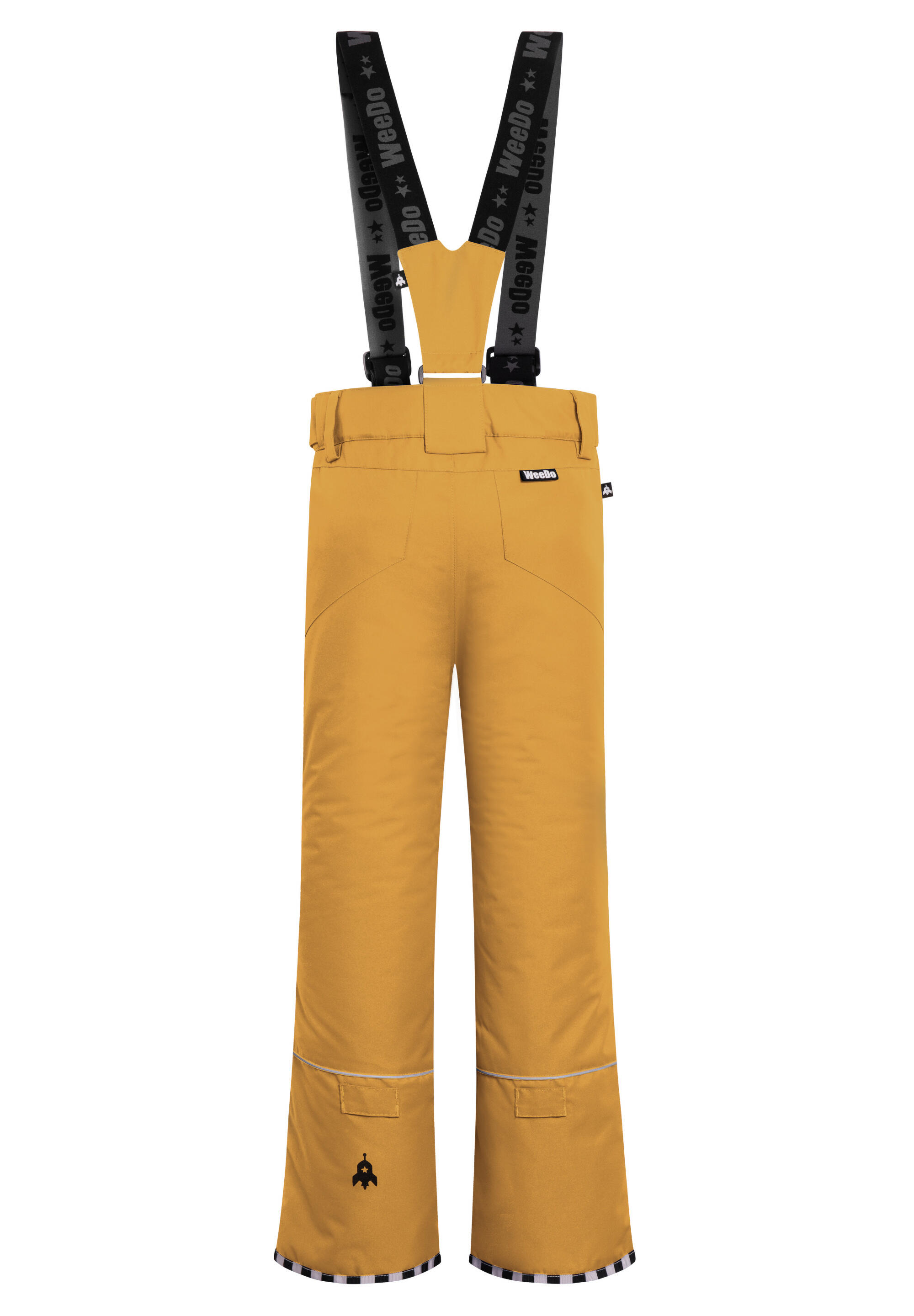 Pantaloni da neve LIODO Löwe arancio screziato impermeabile 2/5
