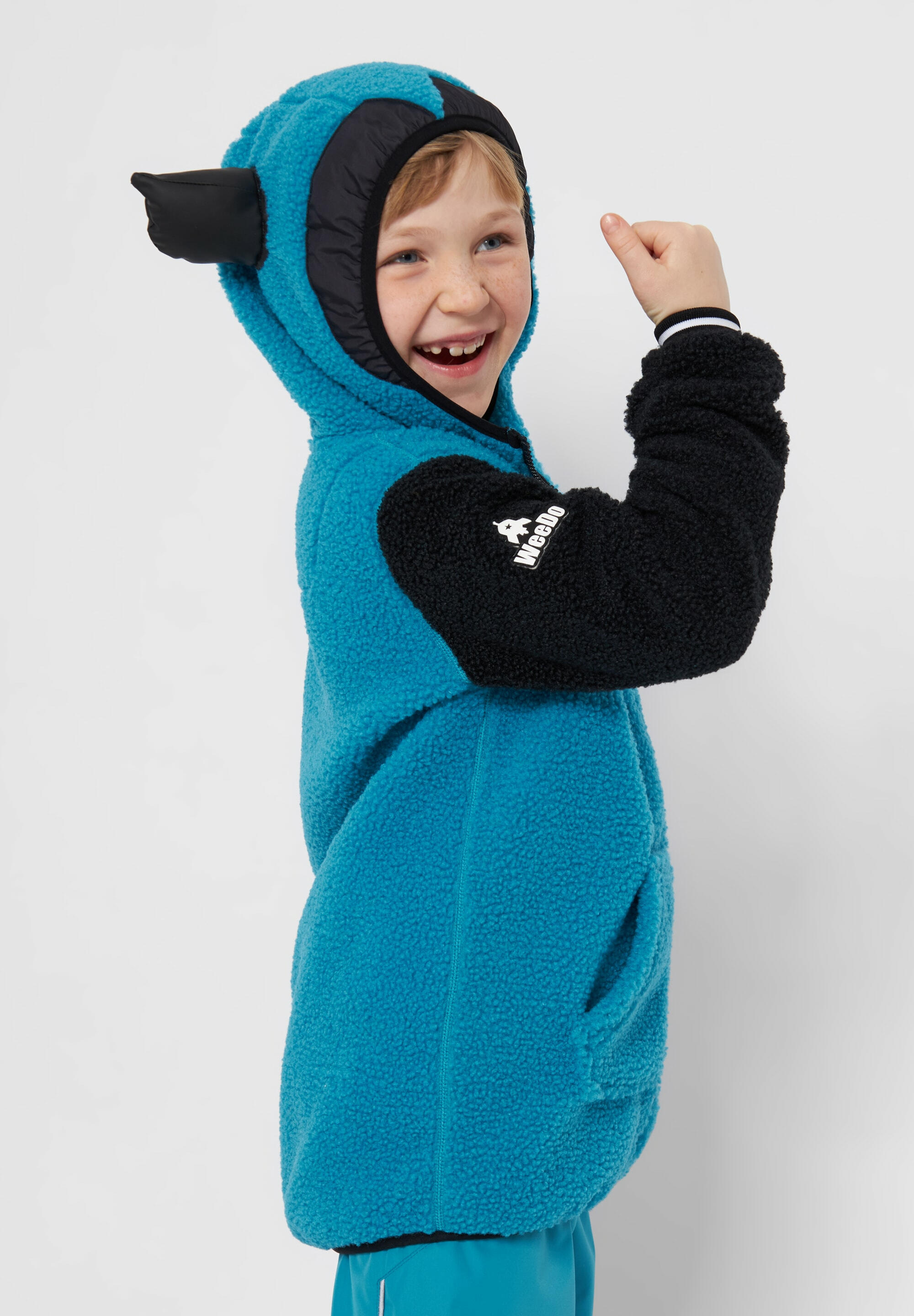 Veste polaire Monster bleu respirant antisalissure régulateur d'humidité 5/5