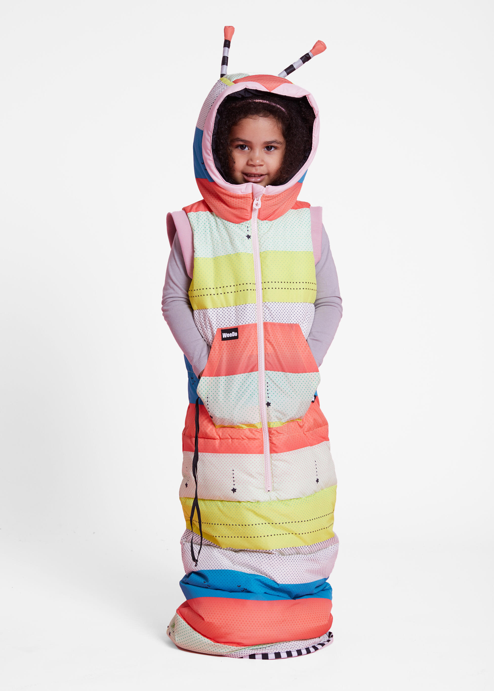 Slaapzak vest HOLLY wit ademend opslagfunctie waterdicht 4/5