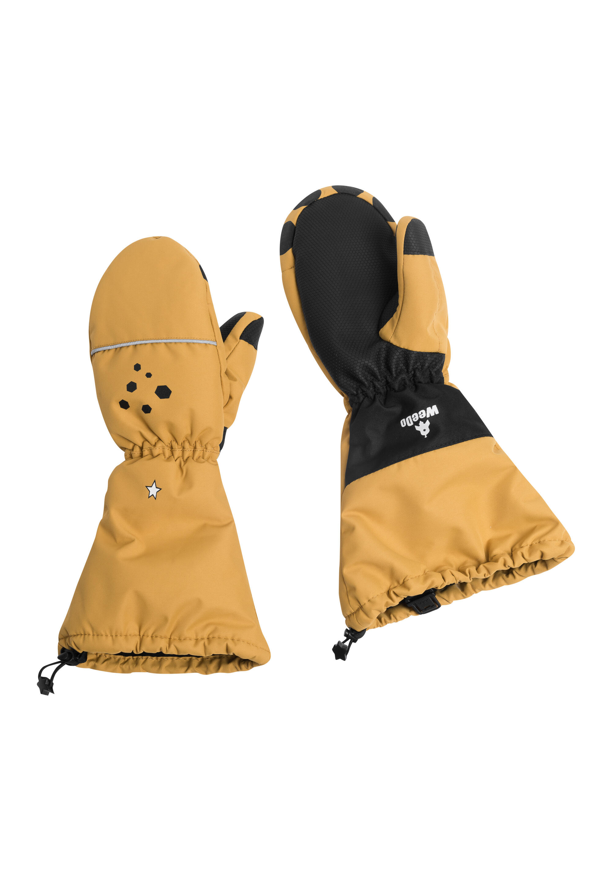 WEEDO FUNWEAR Wanten WILD THING lichtbruin ademend reflecterend waterdicht