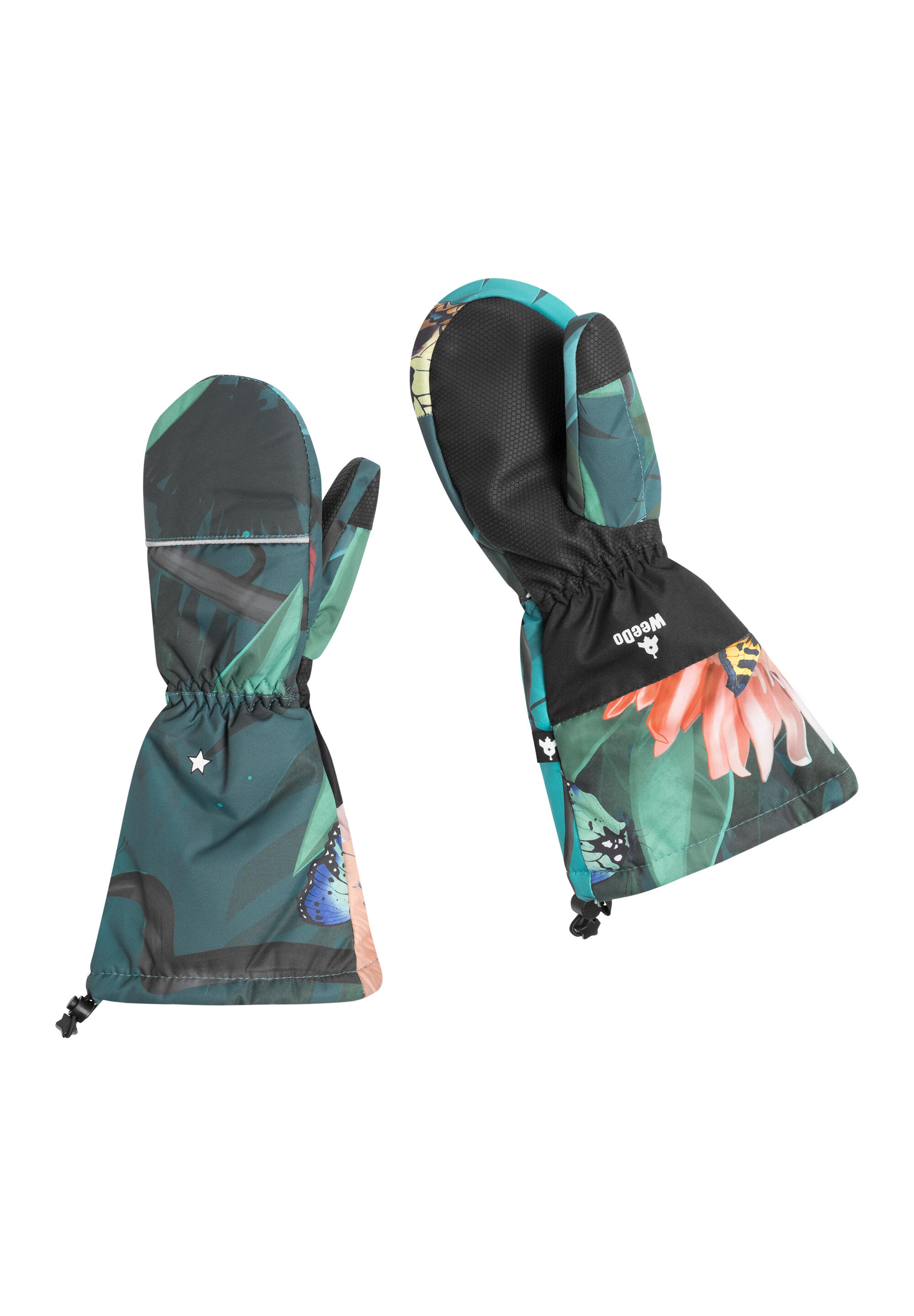 WEEDO FUNWEAR Wanten COSMO FAIRY groen ademend reflecterend waterdicht