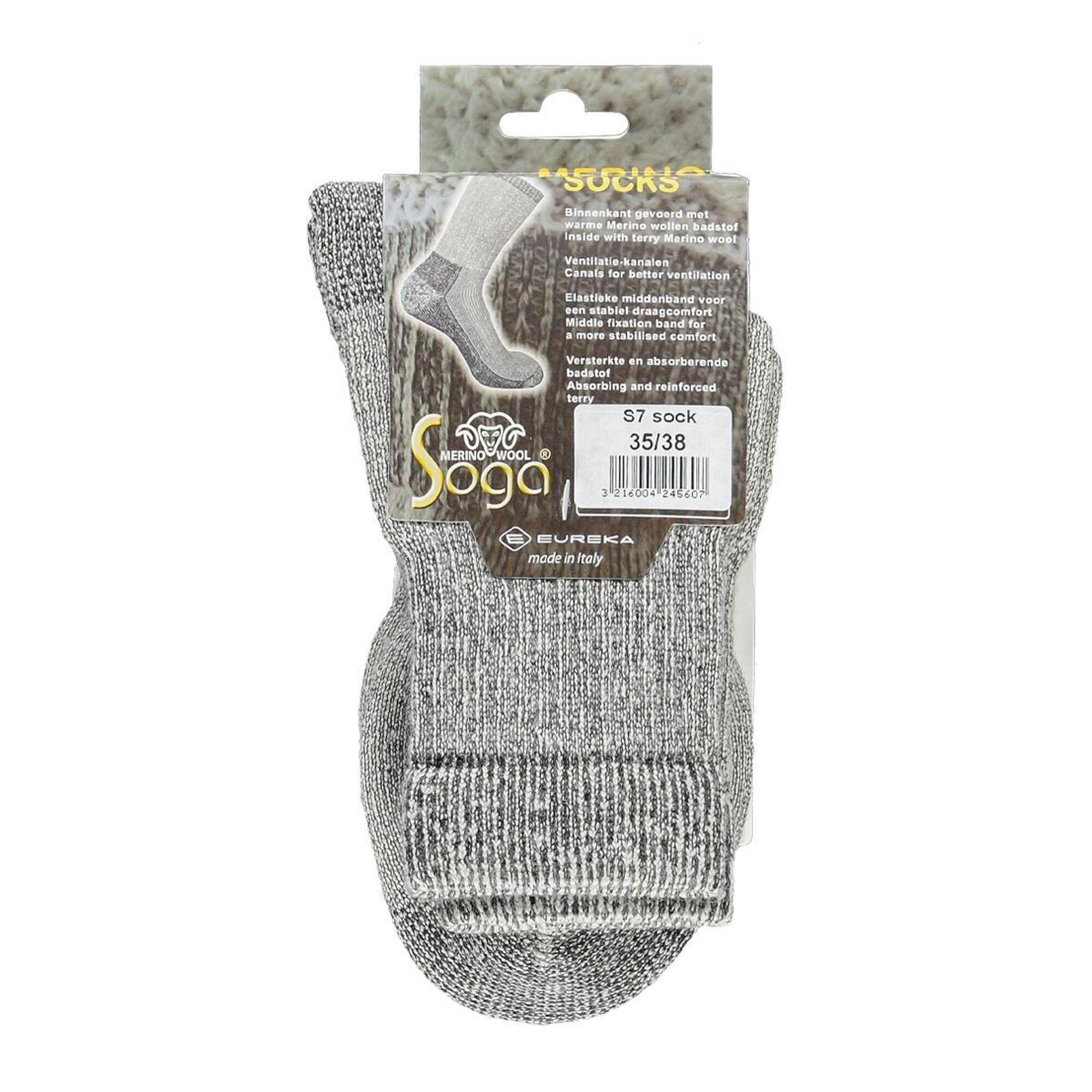 S7 Dunne Merino Wollen Sokken 3-Pack 46/48