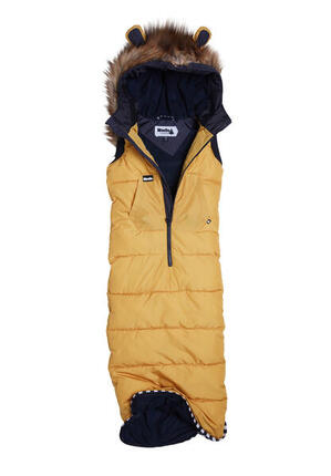 Schlafsackweste LIODO Löwe braun atmungsaktiv Stauraumfunktion wasserdicht