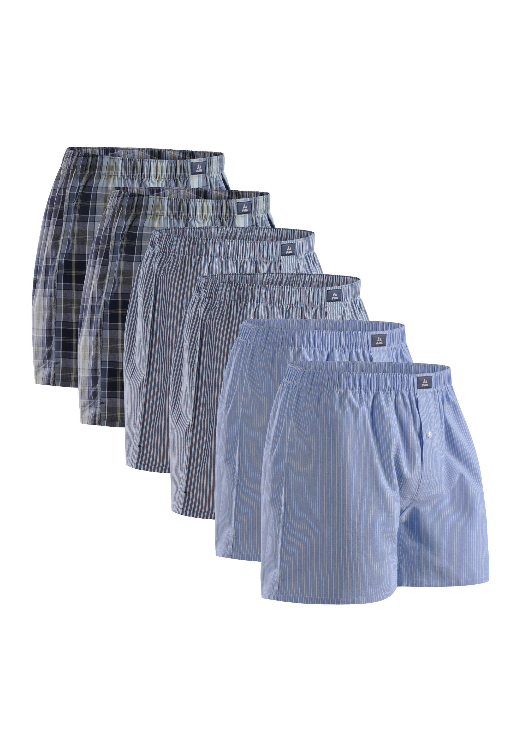 DANISH ENDURANCE Boxershorts American Boxers blau atmungsaktiv hygienisch multifunktional