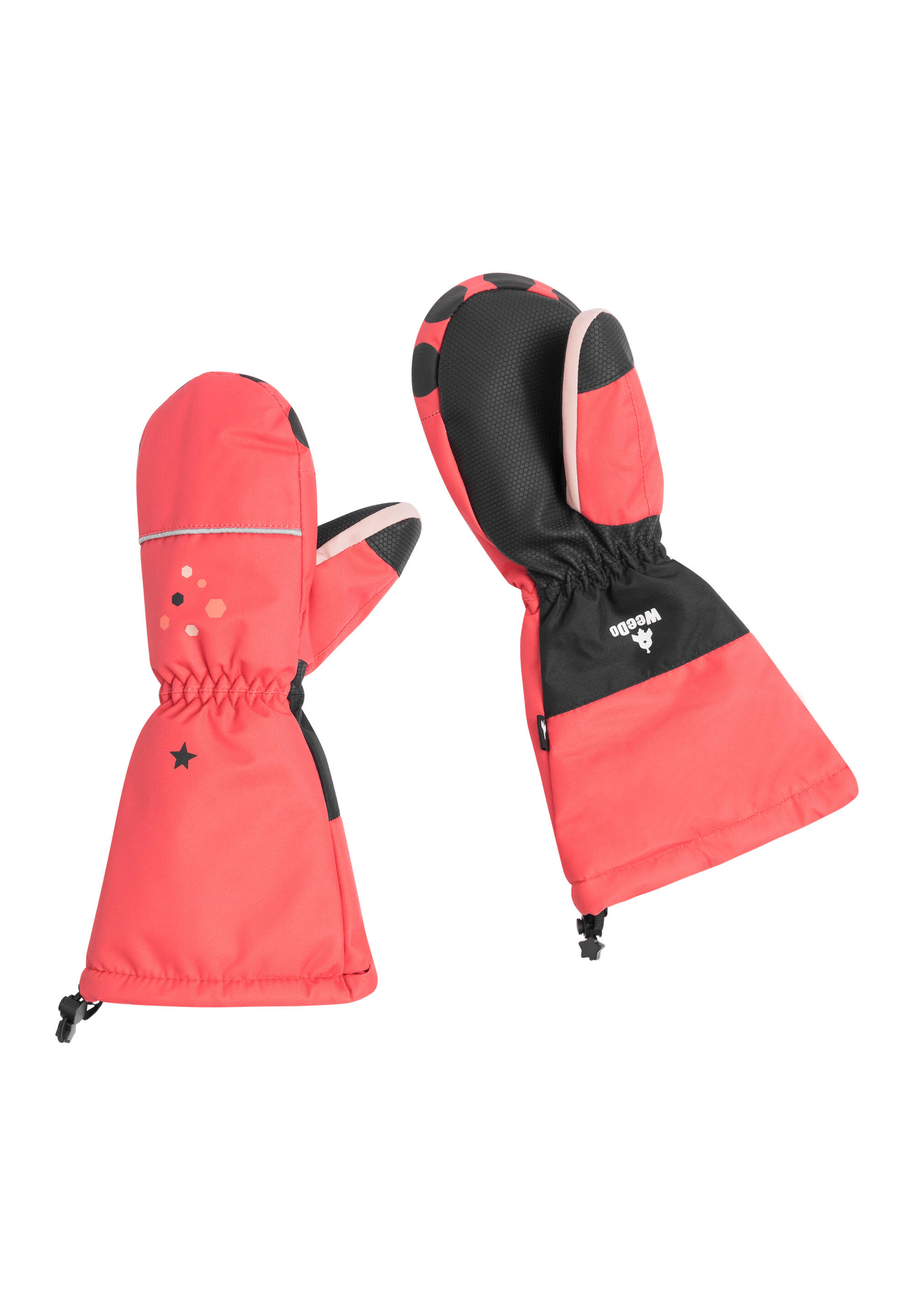 WEEDO FUNWEAR Wanten OLILIDO Monsterlili roze ademend reflecterend waterdicht
