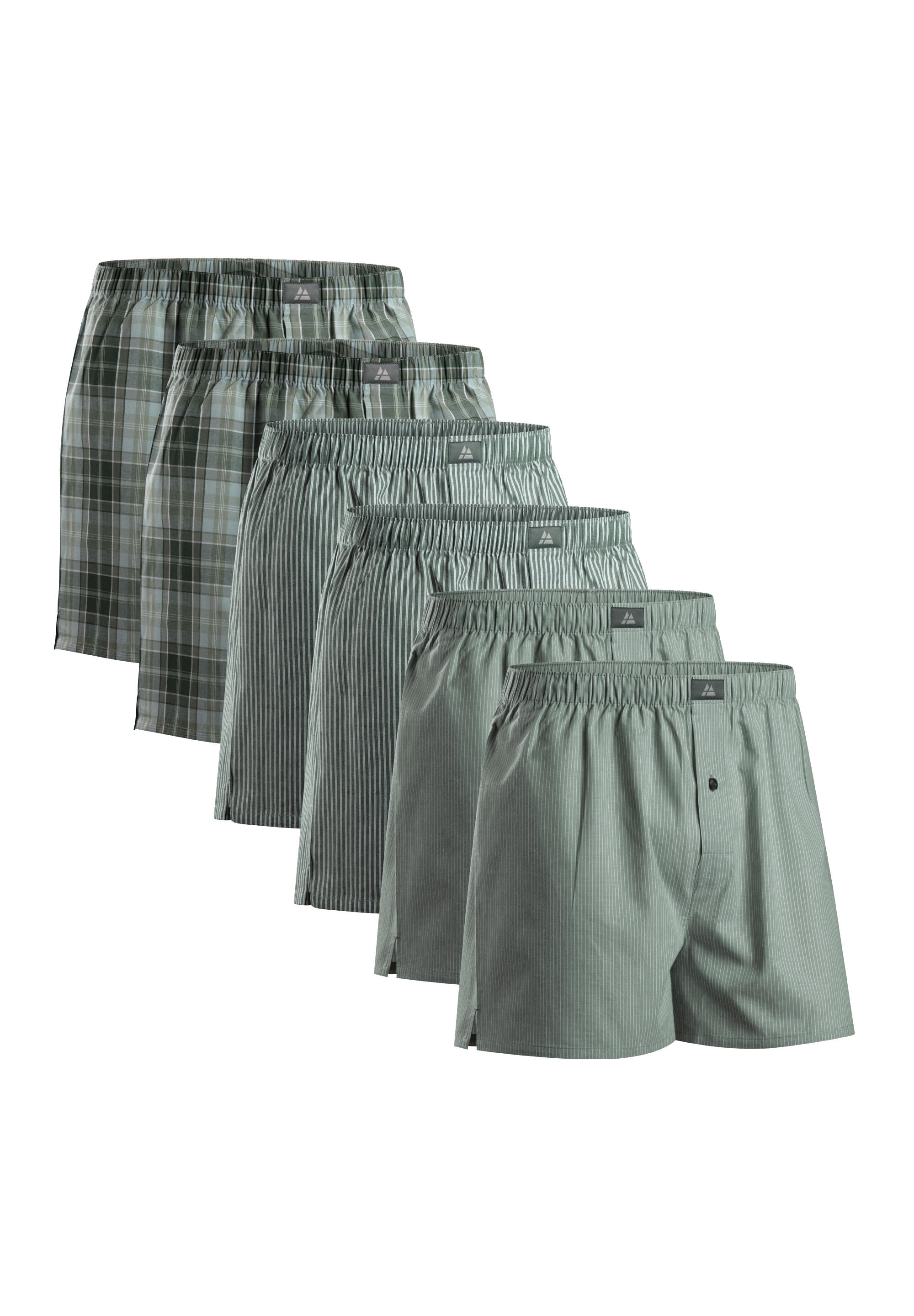 DANISH ENDURANCE Boxershorts Weite American Boxers grün atmungsaktiv hygienisch multifunktional