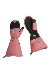 Moufles DEERDO rose pâle respirant réfléchissant imperméable