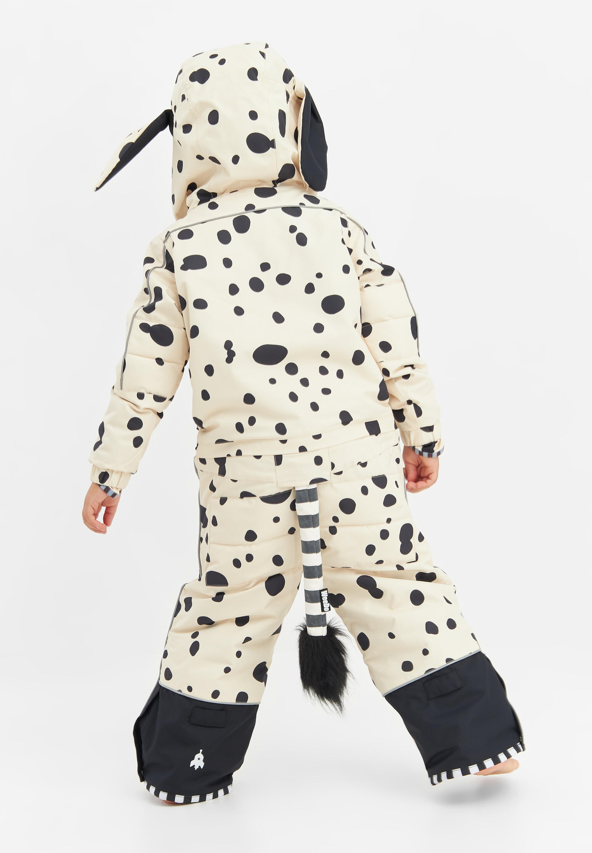 Tuta da neve PUPPYDO beige riscaldamento impermeabile 4/5