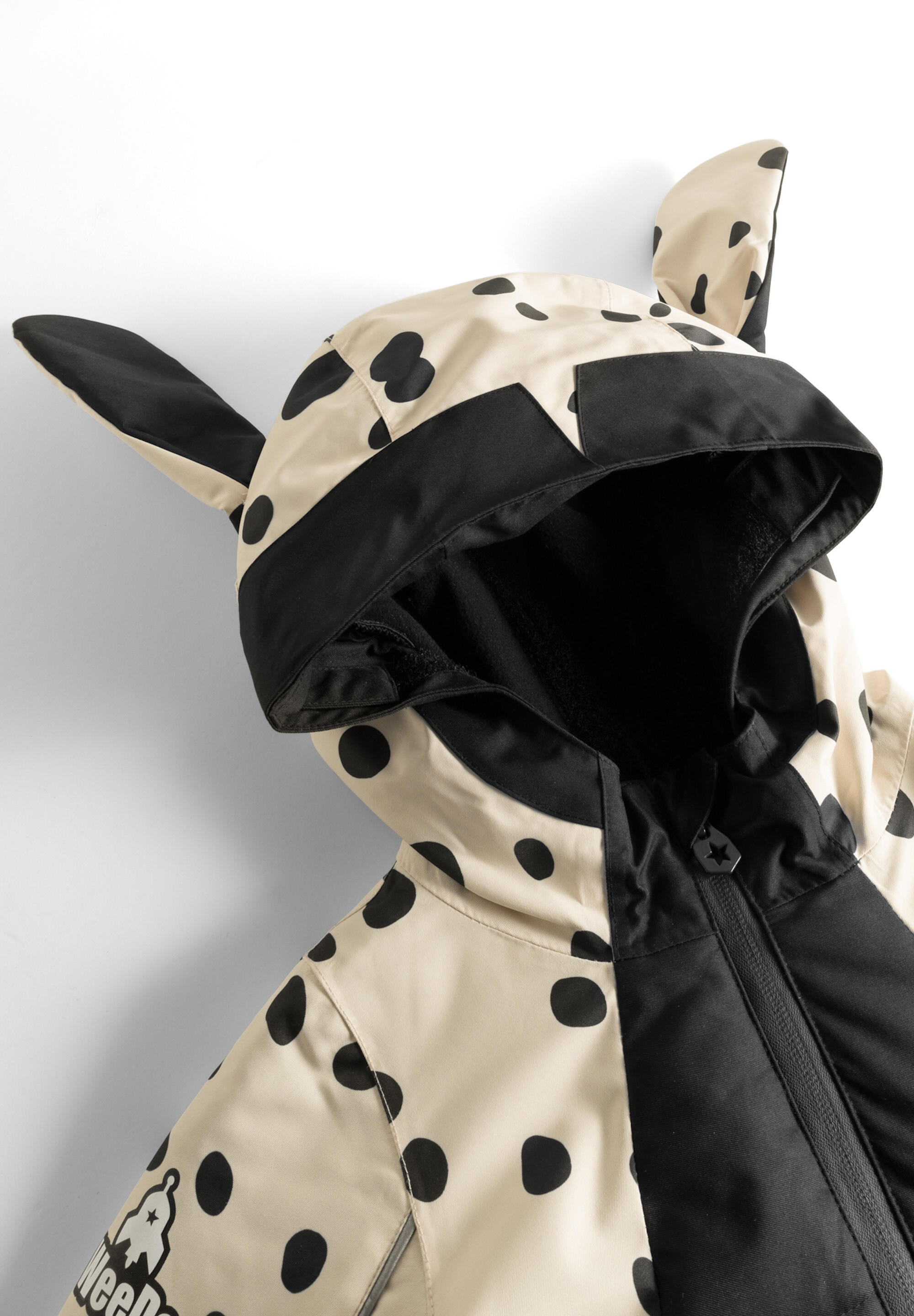 Tuta da neve PUPPYDO beige riscaldamento impermeabile 5/5