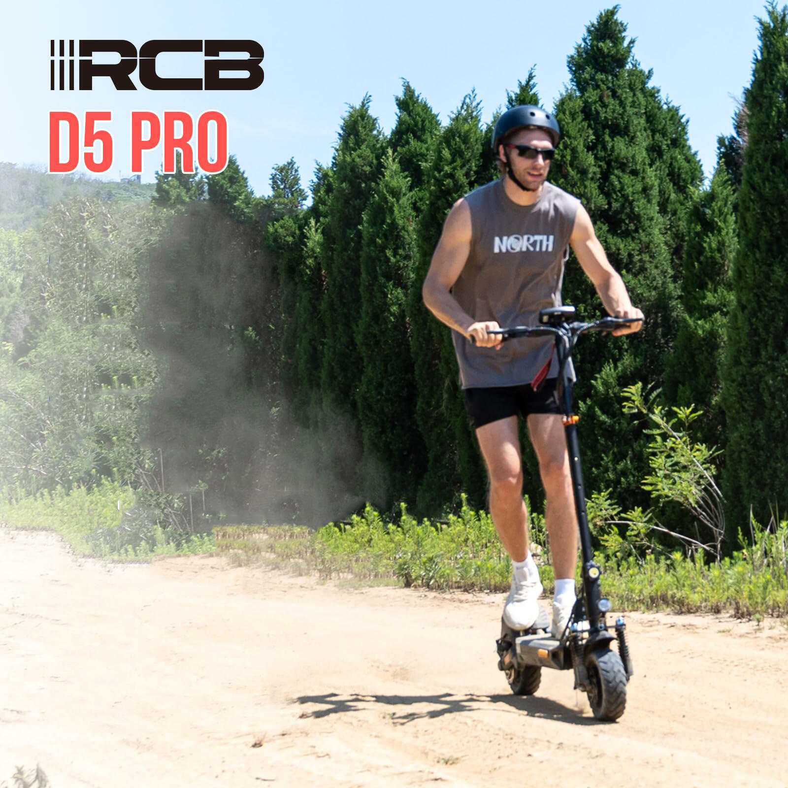 E-Scooter mit Straßenzulassung (ABE) 120-140KM RCB-D5 PRO-27Ah 7/8