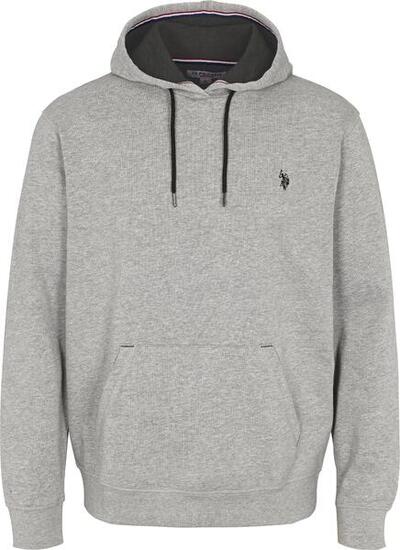 Sweatshirt U.S. POLO ASSN. Brayden pour hommes en pur coton - Gris Grand