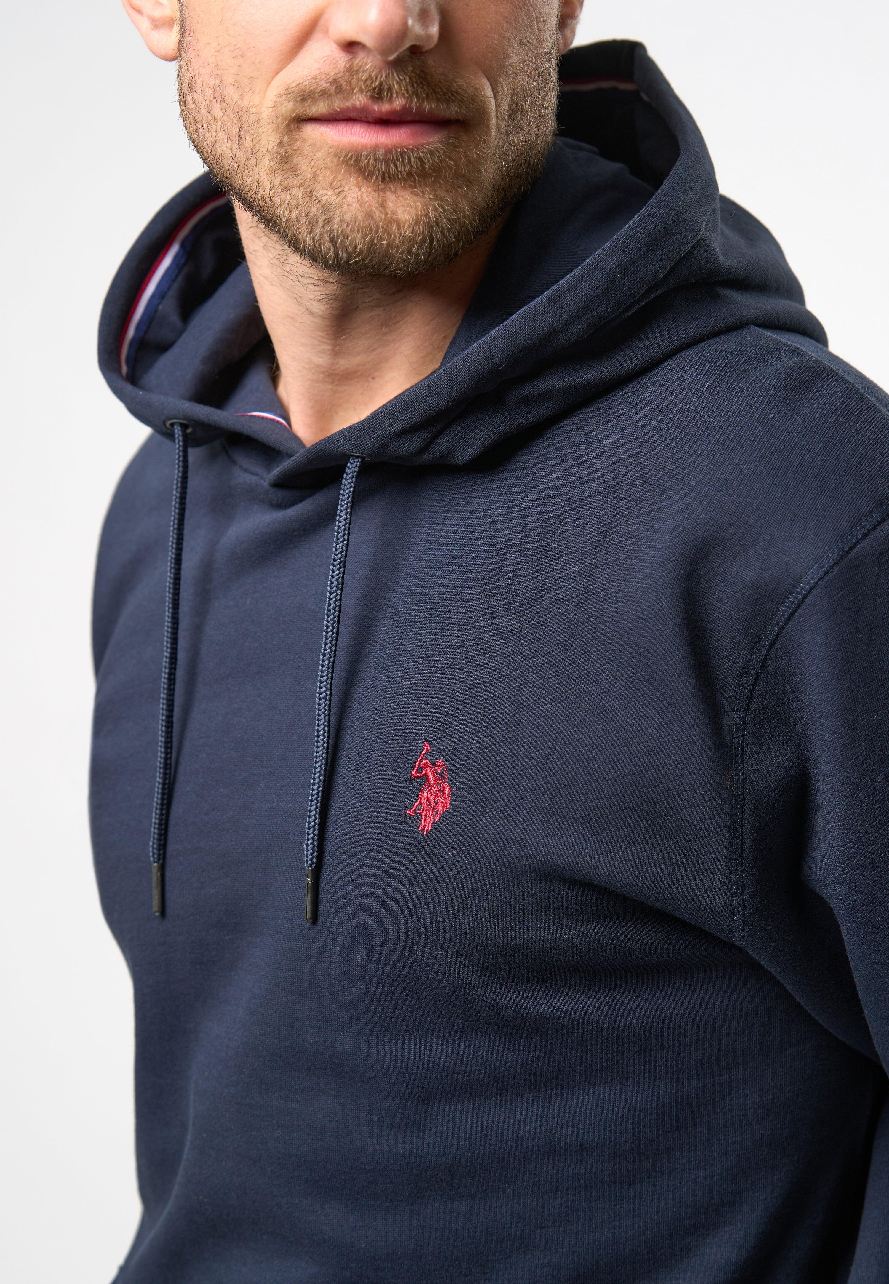 Sweatshirt U.S. POLO ASSN. Brayden pour hommes en pur coton - Bleu foncé Moyen 2/3