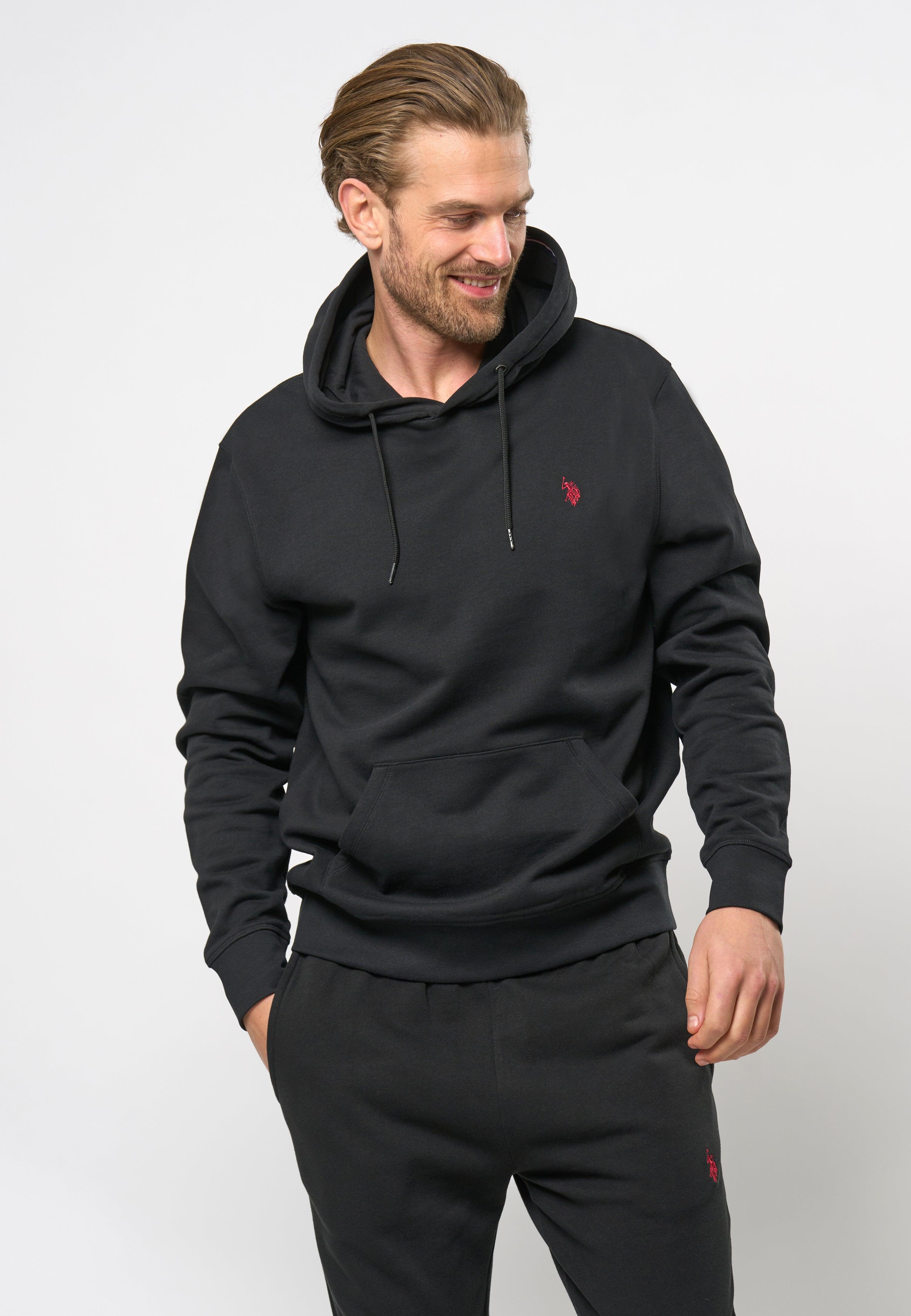 Sweatshirt U.S. POLO ASSN. Brayden pour hommes en pur coton - Noir Moyen 3/3