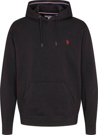 Sweatshirt U.S. POLO ASSN. Brayden pour hommes en pur coton - Noir Moyen