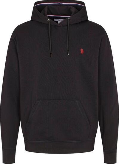 Sweatshirt U.S. POLO ASSN. Brayden pour hommes en pur coton - Noir Moyen