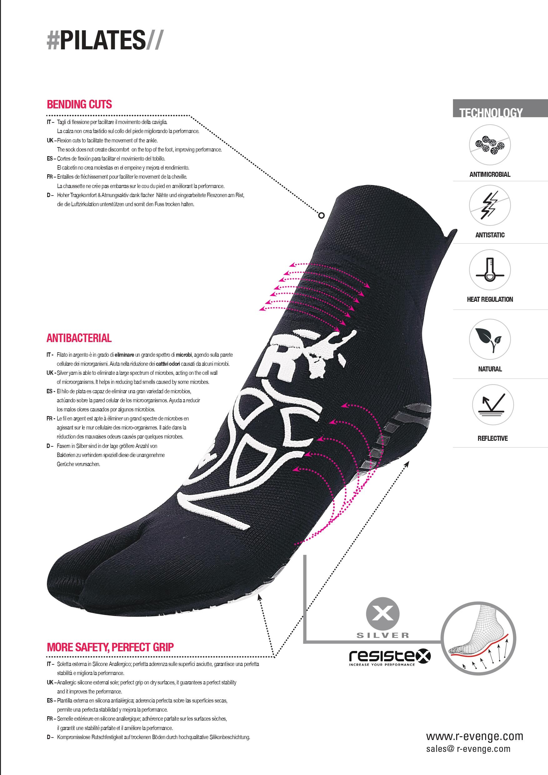 Lot De 5/3/1 Paires De Chaussettes De Sport Antidérapantes Et