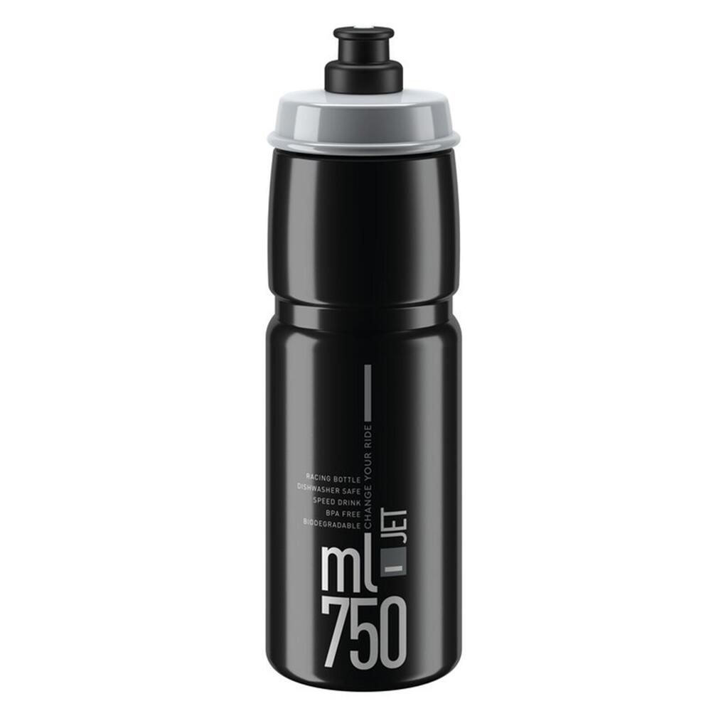 Elite Jet 750 ml water bottle Black/Grey