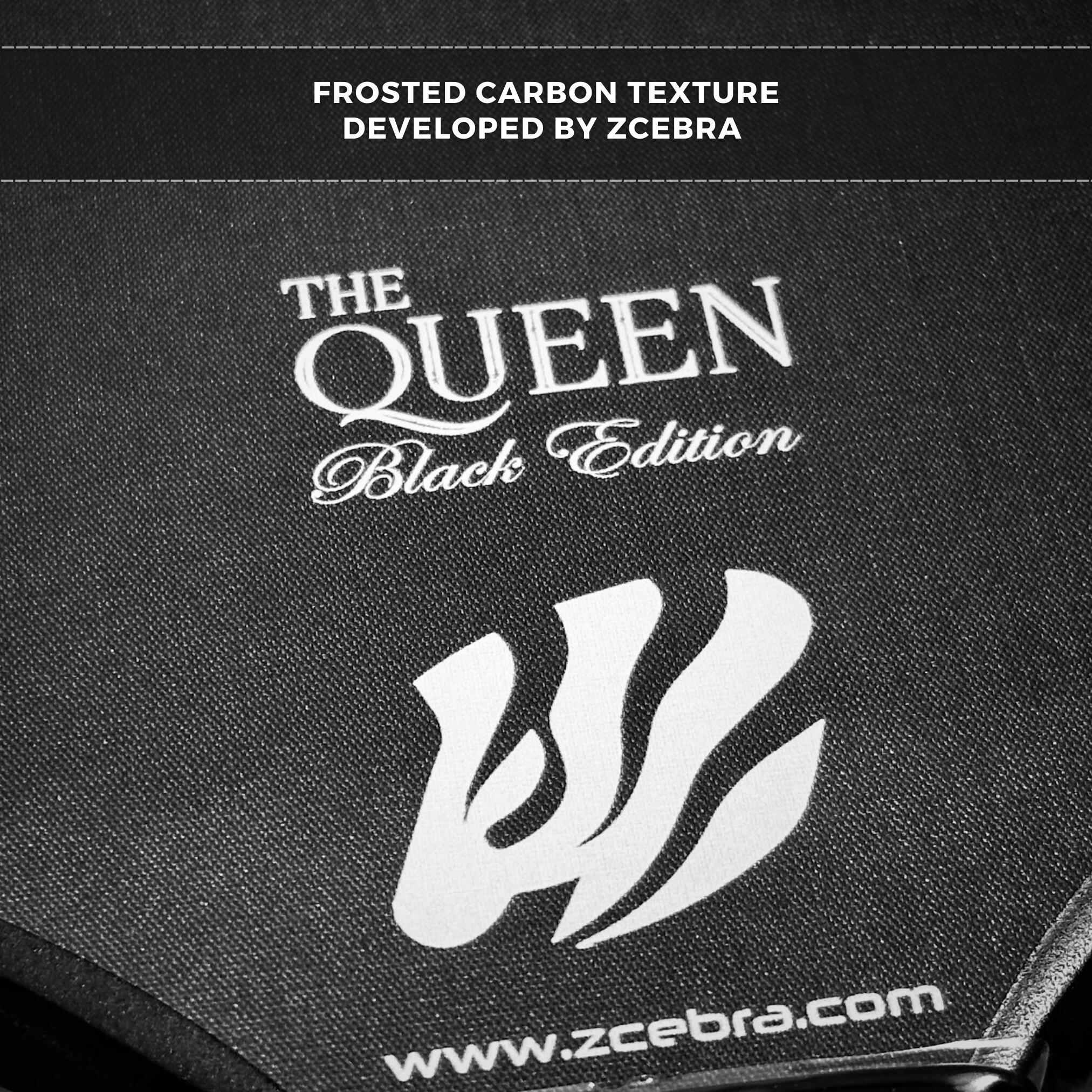 Pala de Pickleball Carbono Zcebra THE QUEEN Negra 6/7