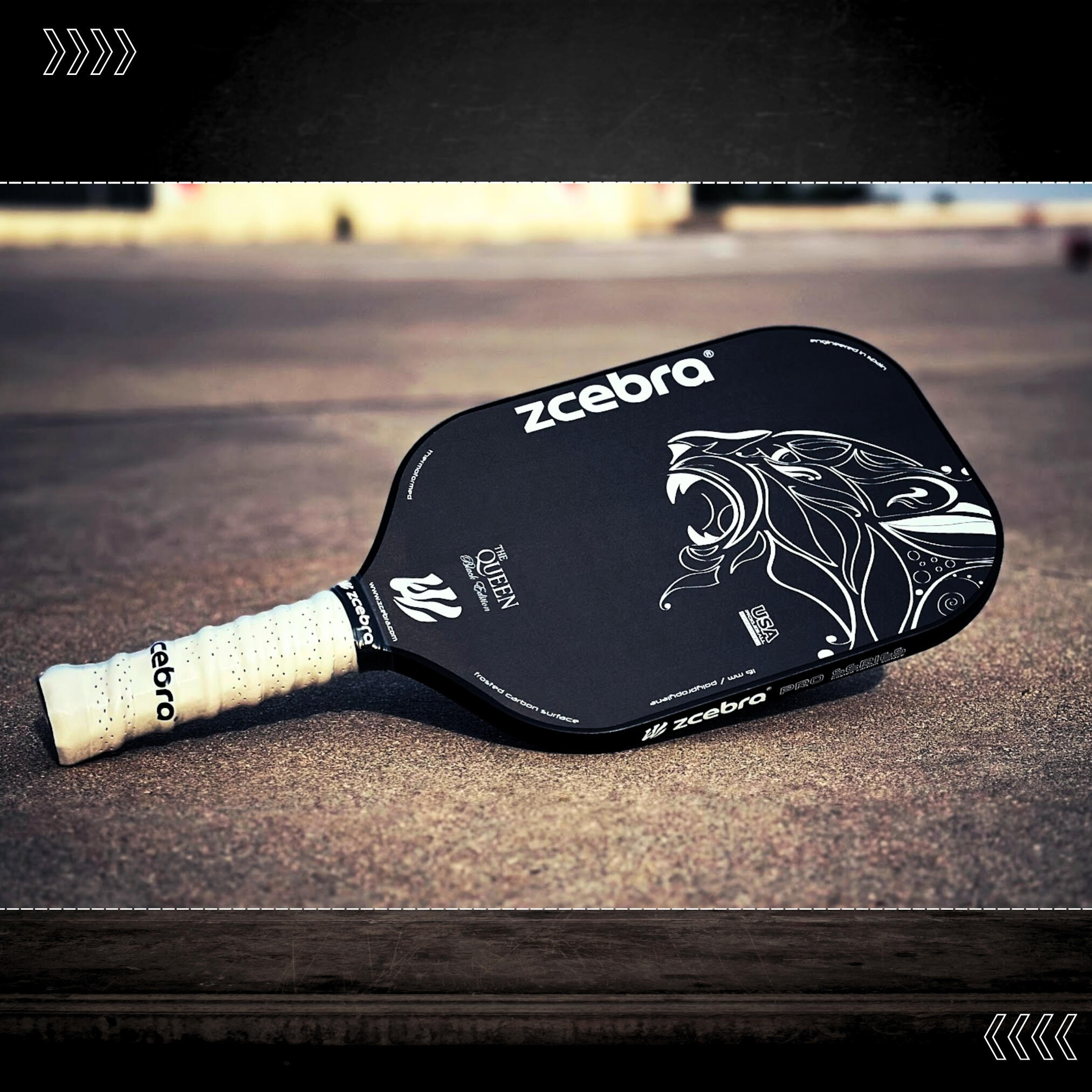 Paleta De Pickleball Con Superficie De Fibra De Carbono 16mm | Cuotas