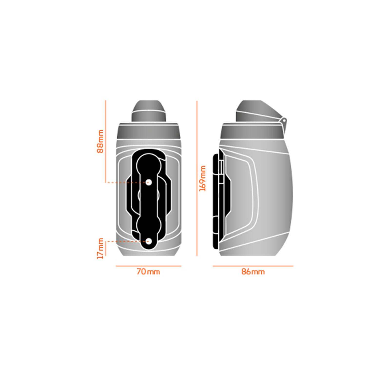 TWIST bottle 450 Trans Black + uni base 3/3