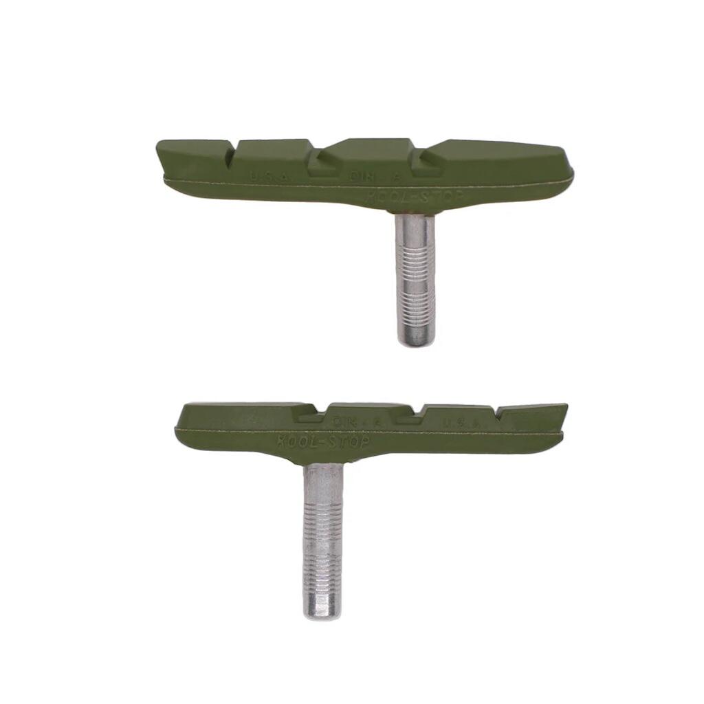 KOOL-STOP Thinline Cantilever Bicycle Brake Pads Ceramic Green