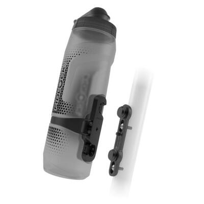 Twist bottle 800 + bike base set - transparant zwart