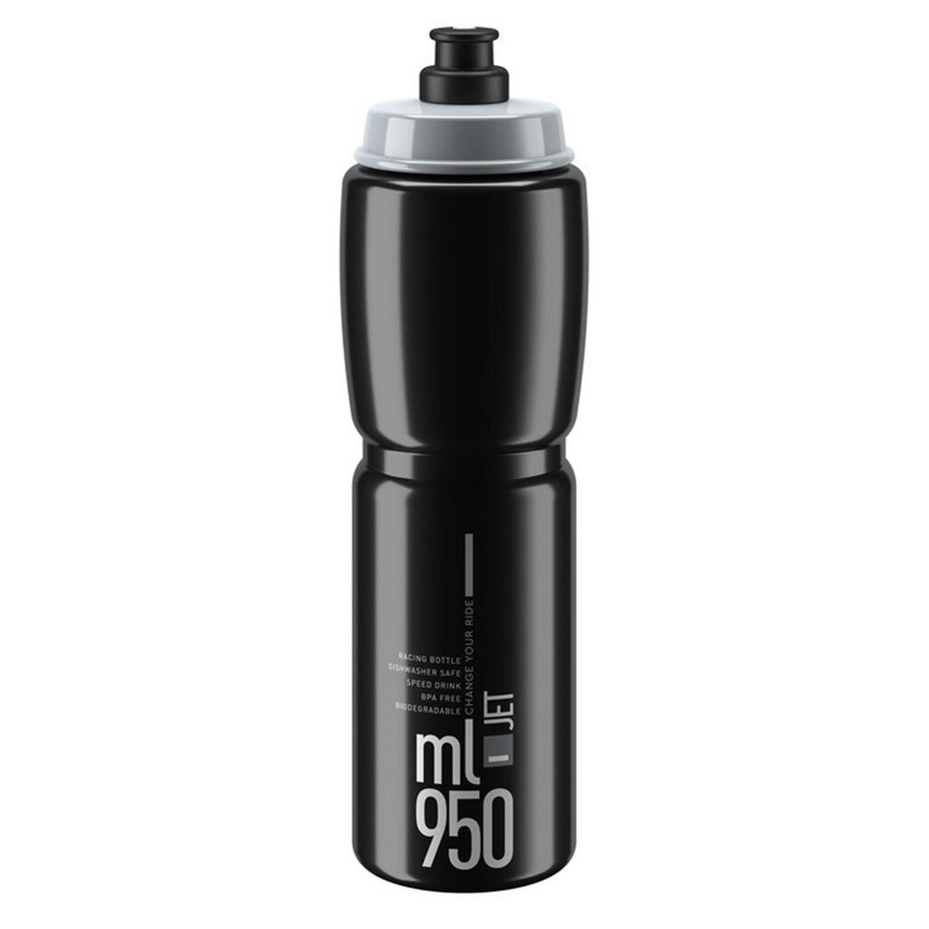 Elite Jet 950 ml water bottle Black/Grey
