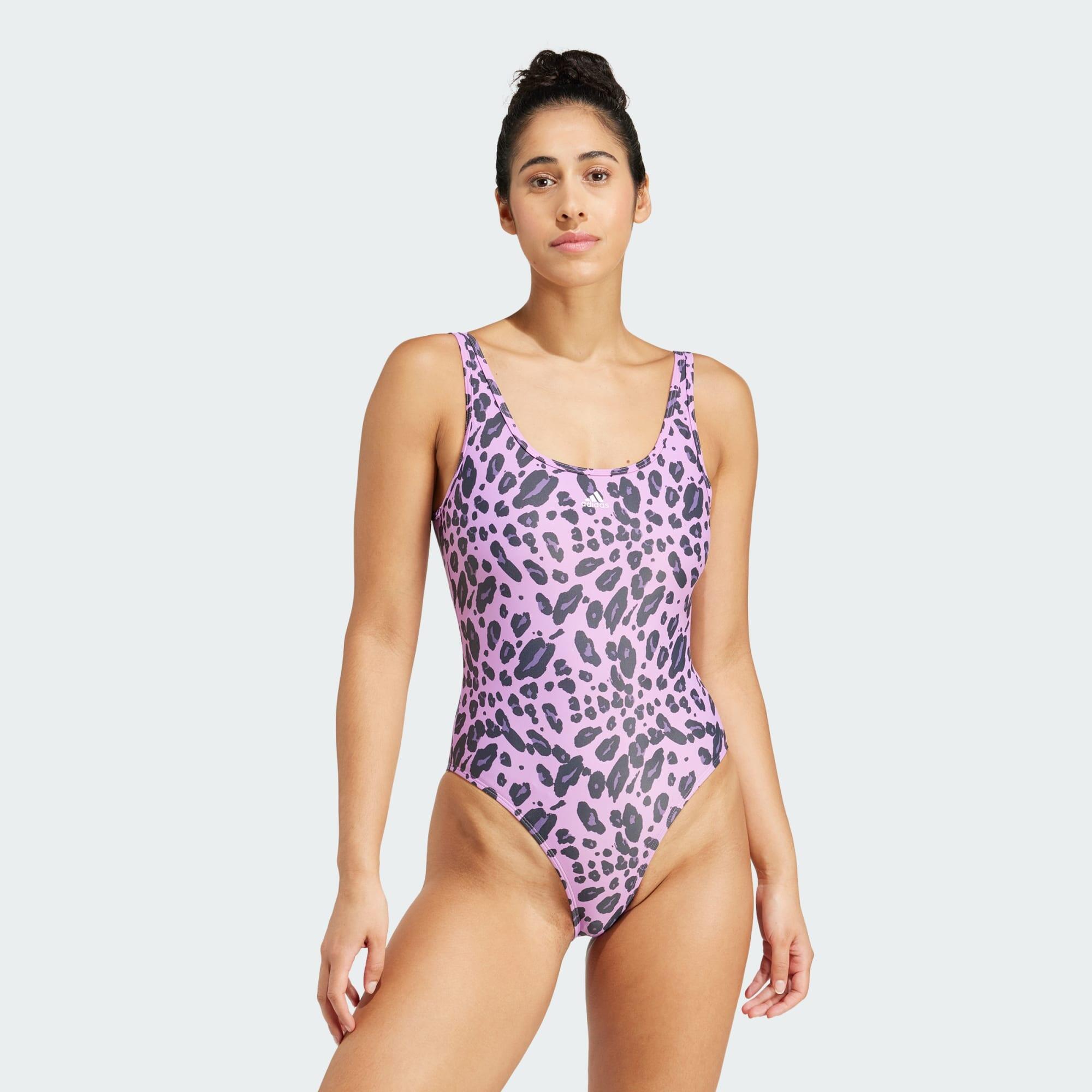 ADIDAS Plavky Essentials Animal Print U-Back