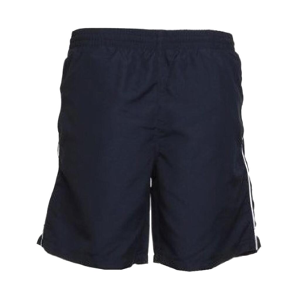® Track Sports Shorts / Mens Sportswear (Navy/White)