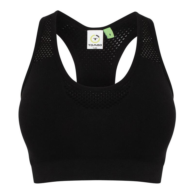 SportBH Nahtlos für Damen Schwarz