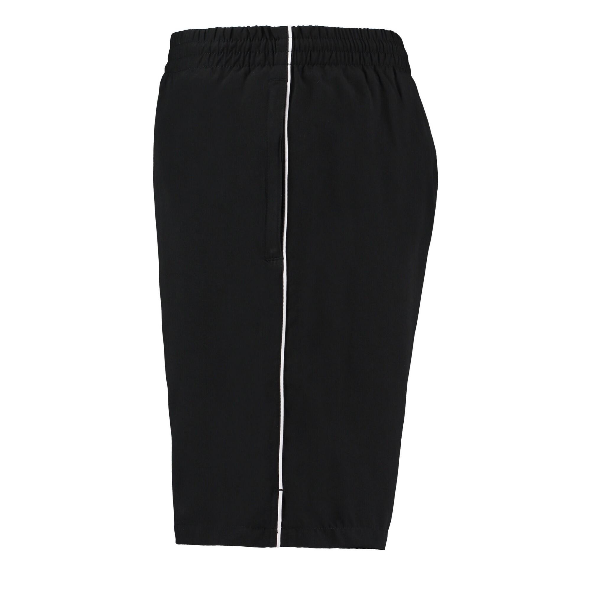 Mens Track Shorts (Black/White) 3/3
