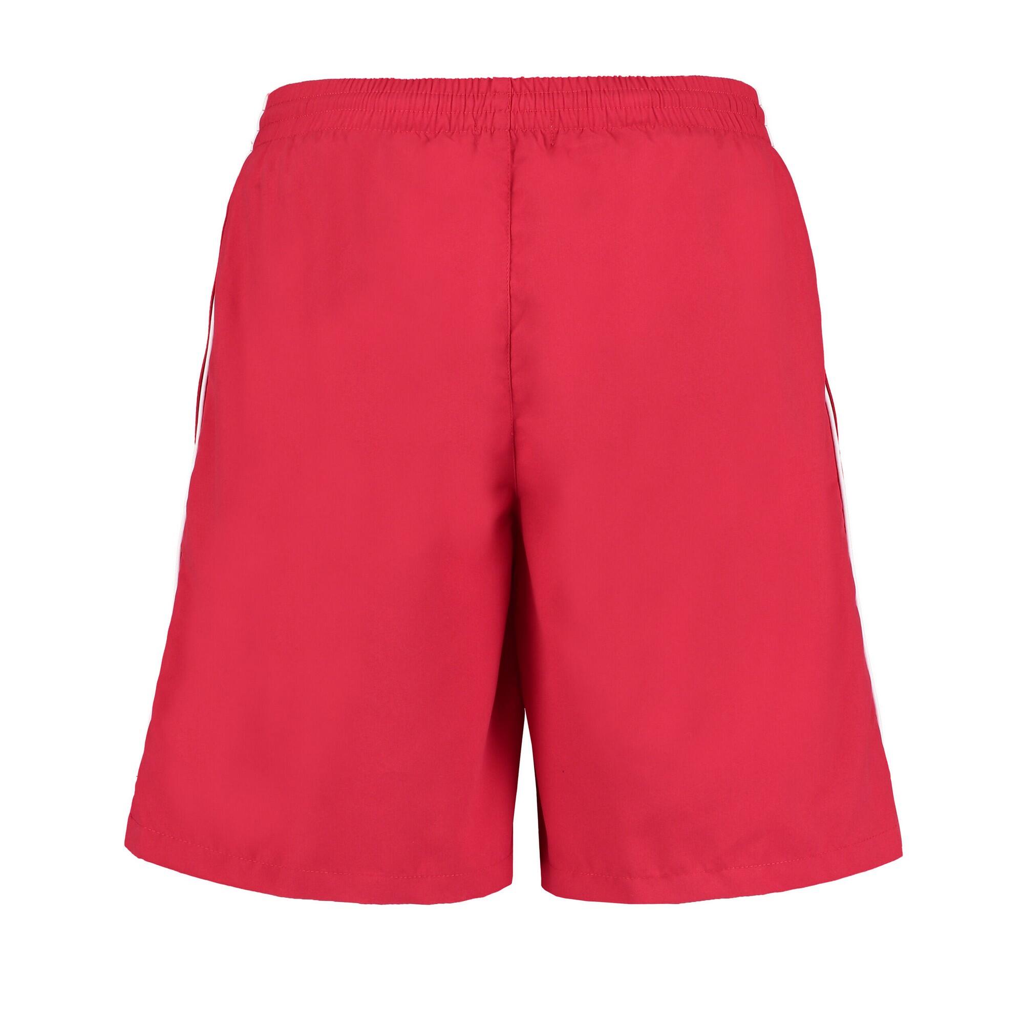 Mens Track Shorts (Red/White) 2/3