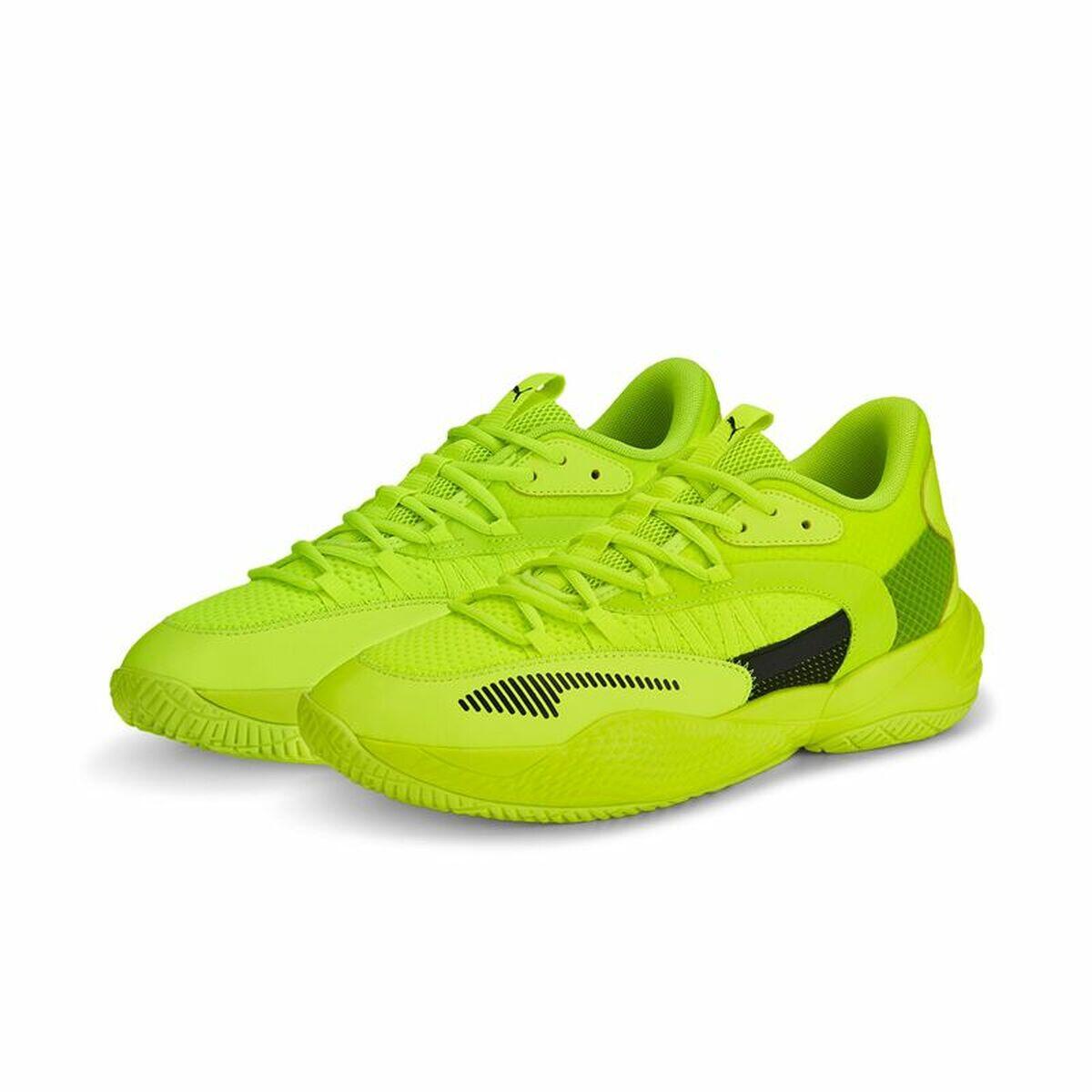 Zapatillas de Baloncesto para Adultos Baloncesto Puma Court Rider 2.0 Amarillo 3/5