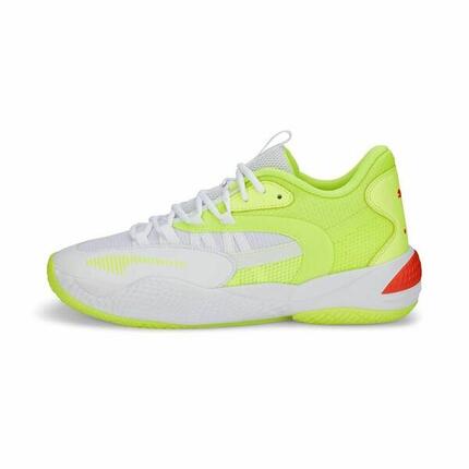 Zapatillas de Baloncesto para Adultos Puma Court Rider 2.0 Glow Stick Amarillo