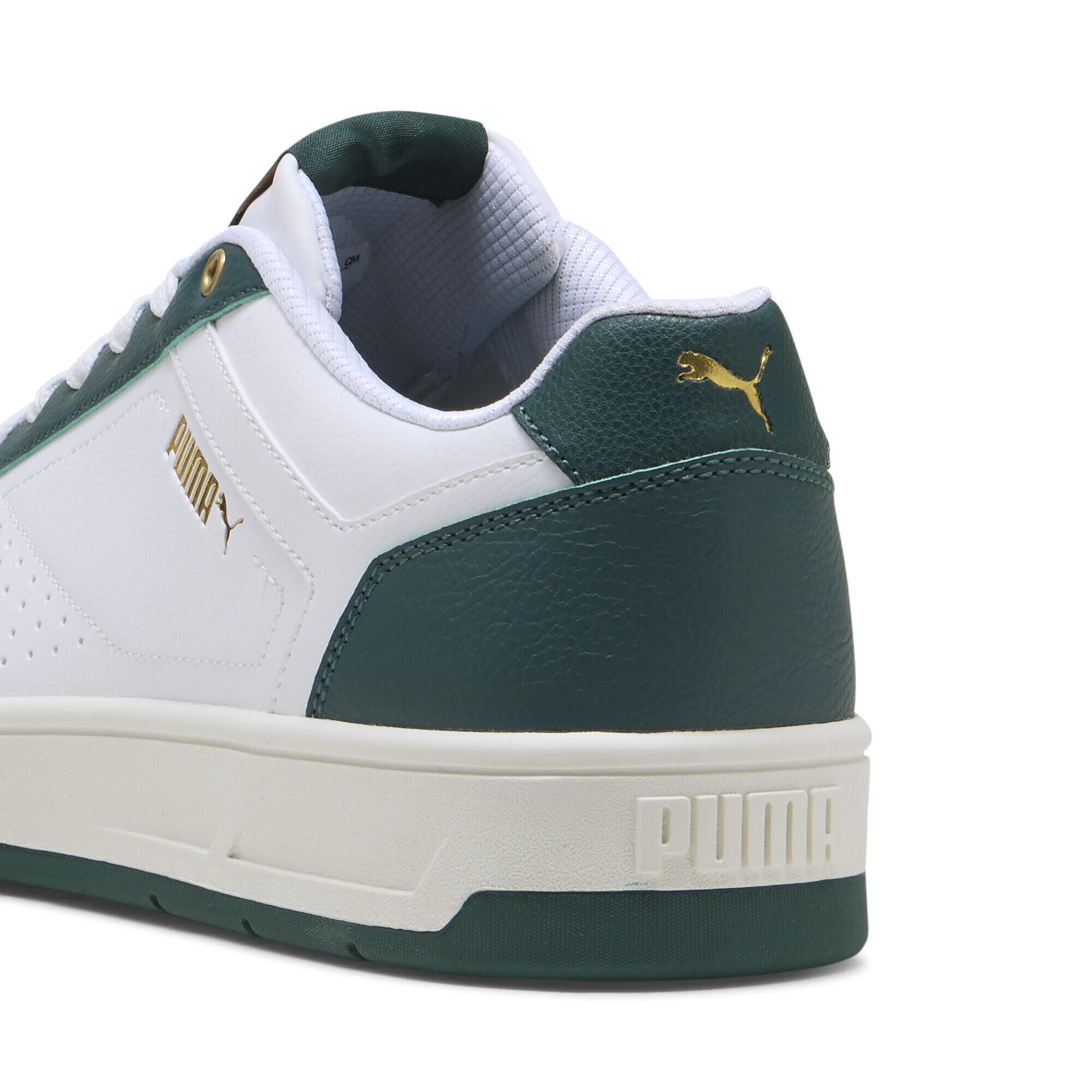 Court Classic sneakers PUMA White Dark Myrtle Gold Green 4/7