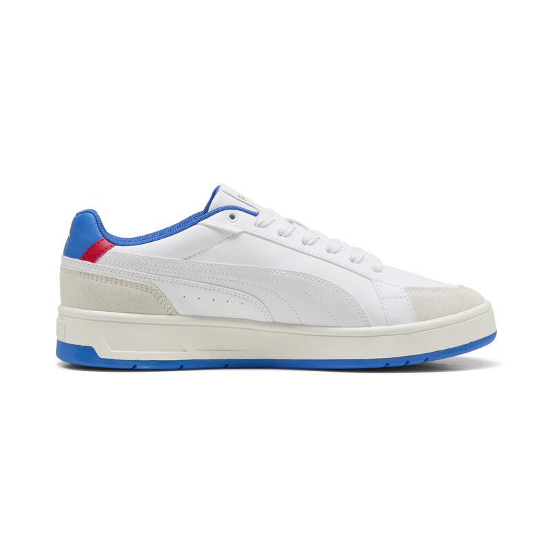 Sneakers Court Classico Unisexe PUMA Warm White Team Royal Blue