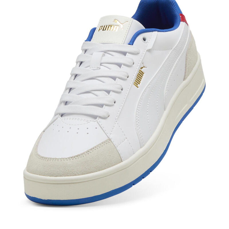 Court Classico Sport sneakers, uniseks PUMA Warm White Team Royal Blue