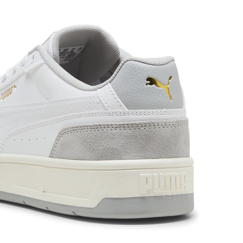 Sneakersy unisex Court Classico Sport PUMA White Cool Light Gray