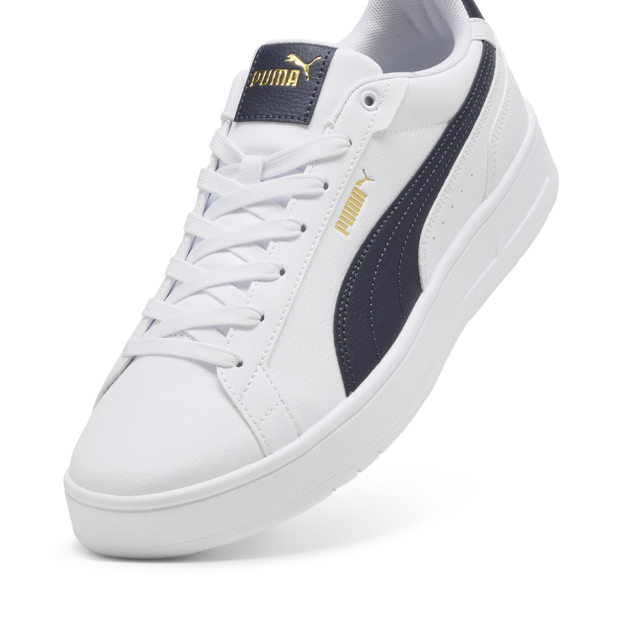 Sneakers Court Classic unisex PUMA White New Navy Gold Blue 6/7