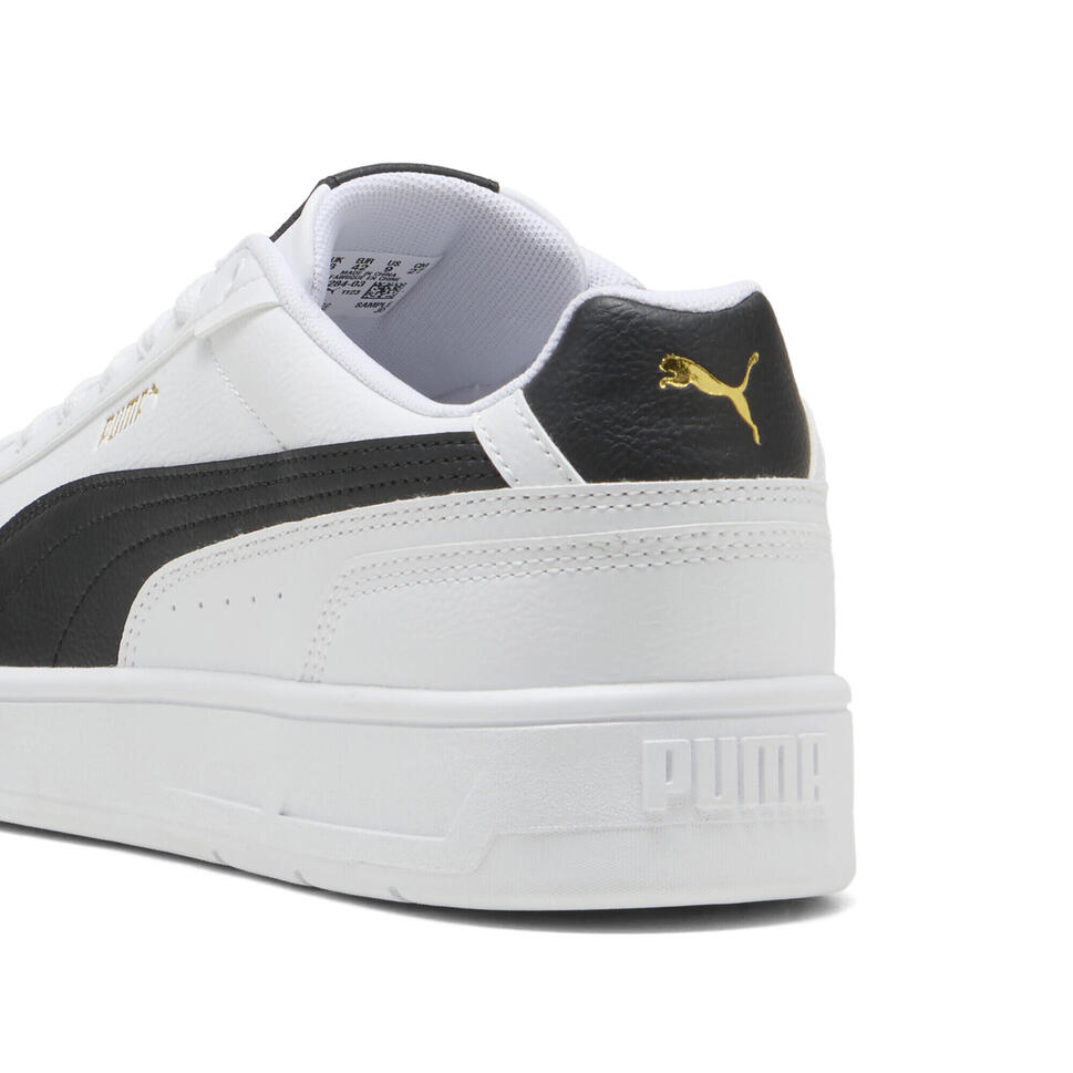 Sneakersy unisex Court Classico PUMA White Black Gold