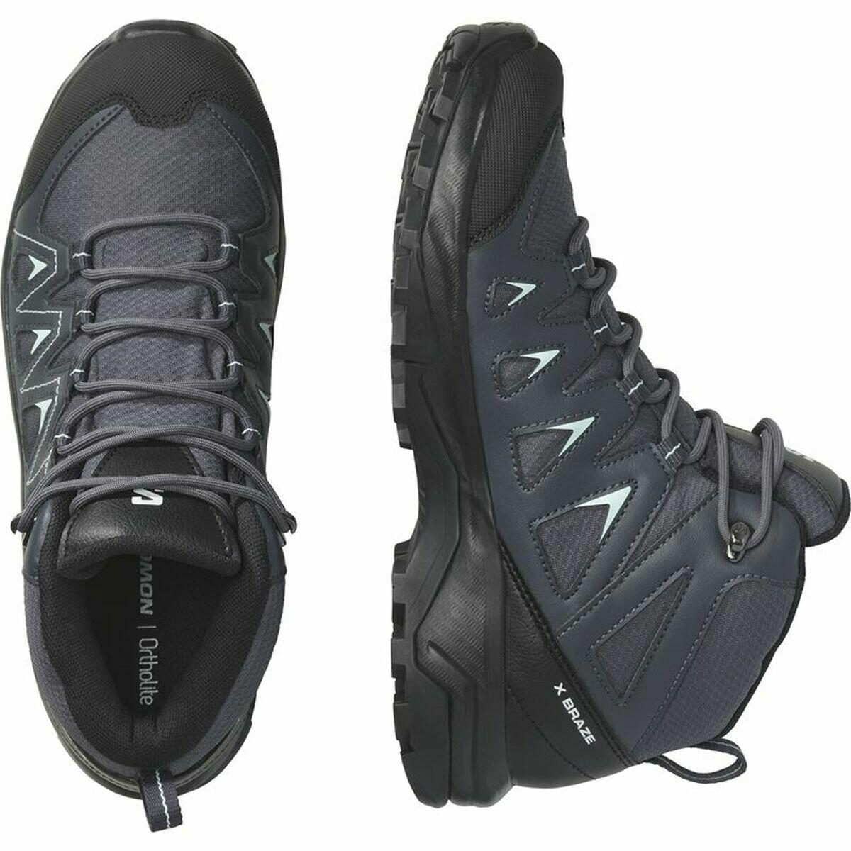 Stivali da Montagna Salomon X Braze Mid Gore-Tex Nero 3/5