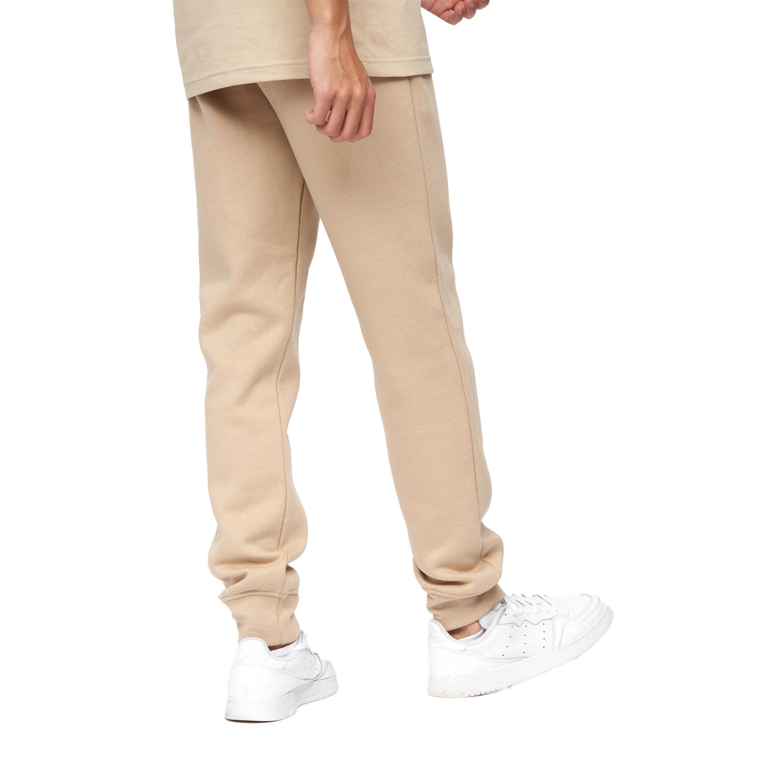 Mens Bellmant Logo Jogging Bottoms (Stone) 2/4