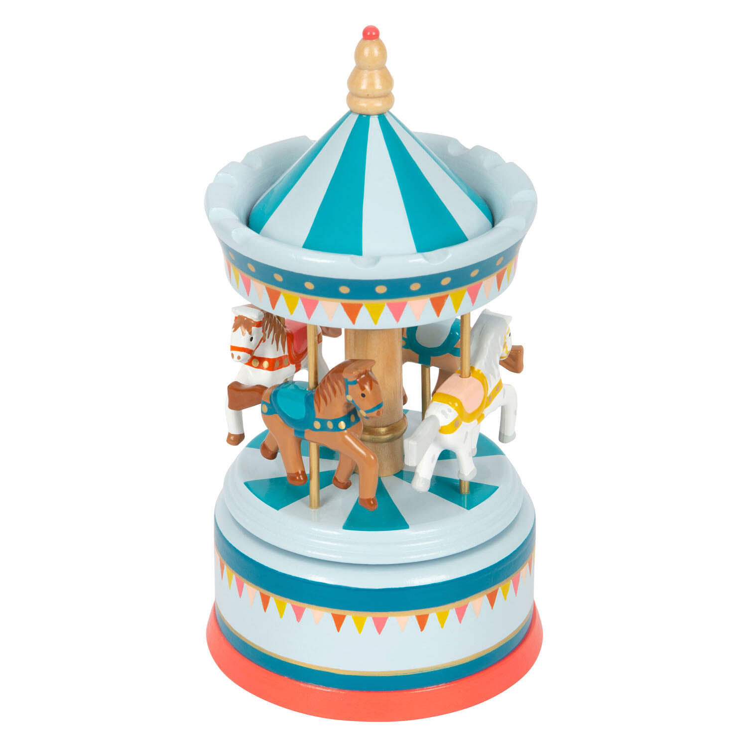 Small Foot Houten Muziekdoos Draaimolen 3/5