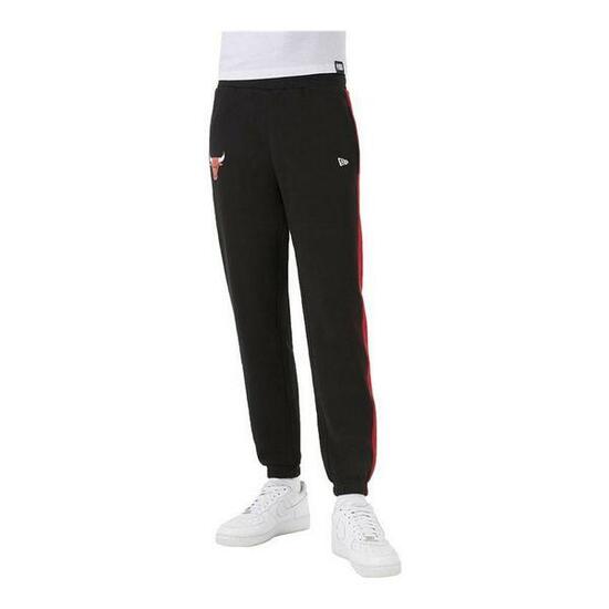 Lange Sporthose New Era Team Logo Chicago Bulls Schwarz