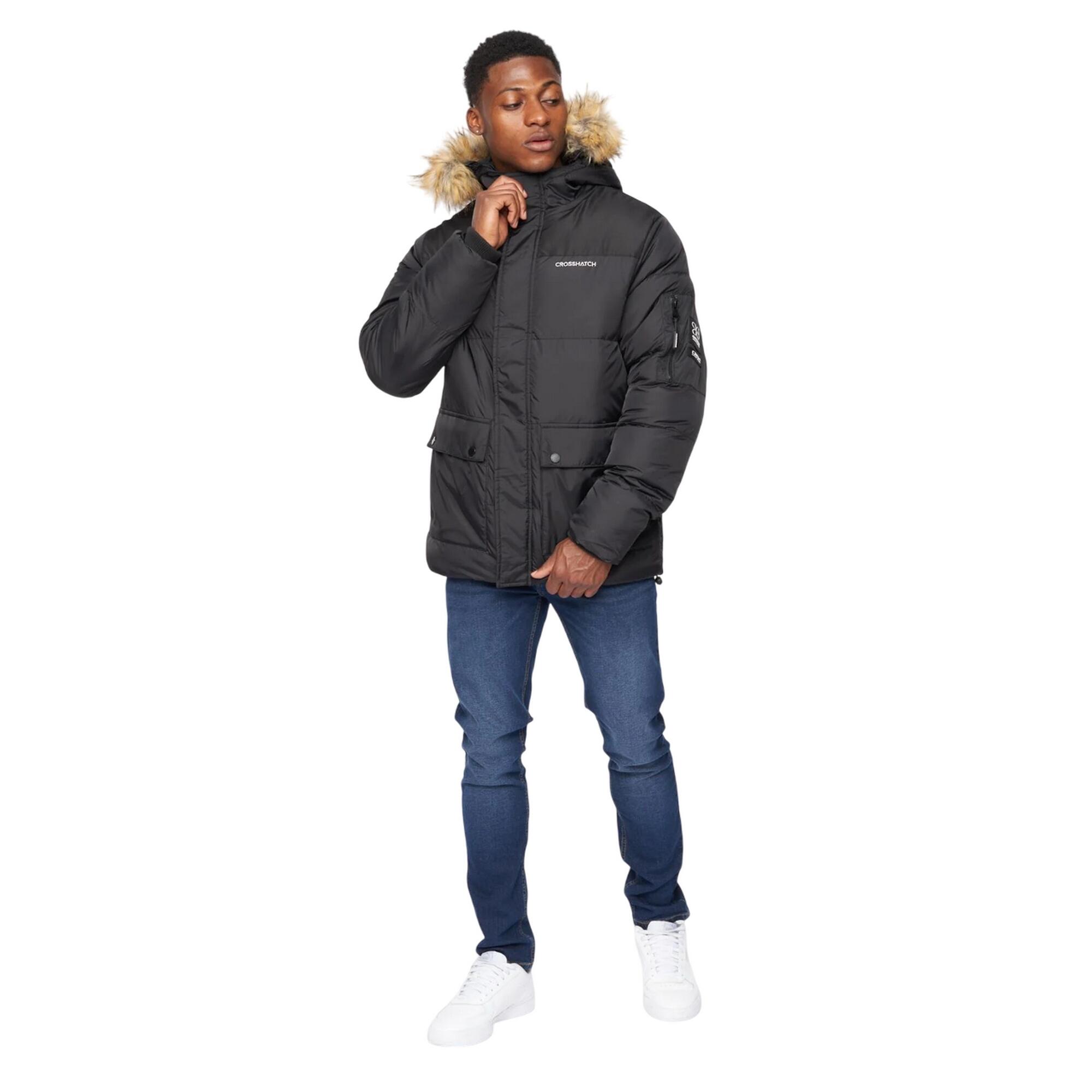 Mens Bentlays Hooded Jacket (Black) 3/3