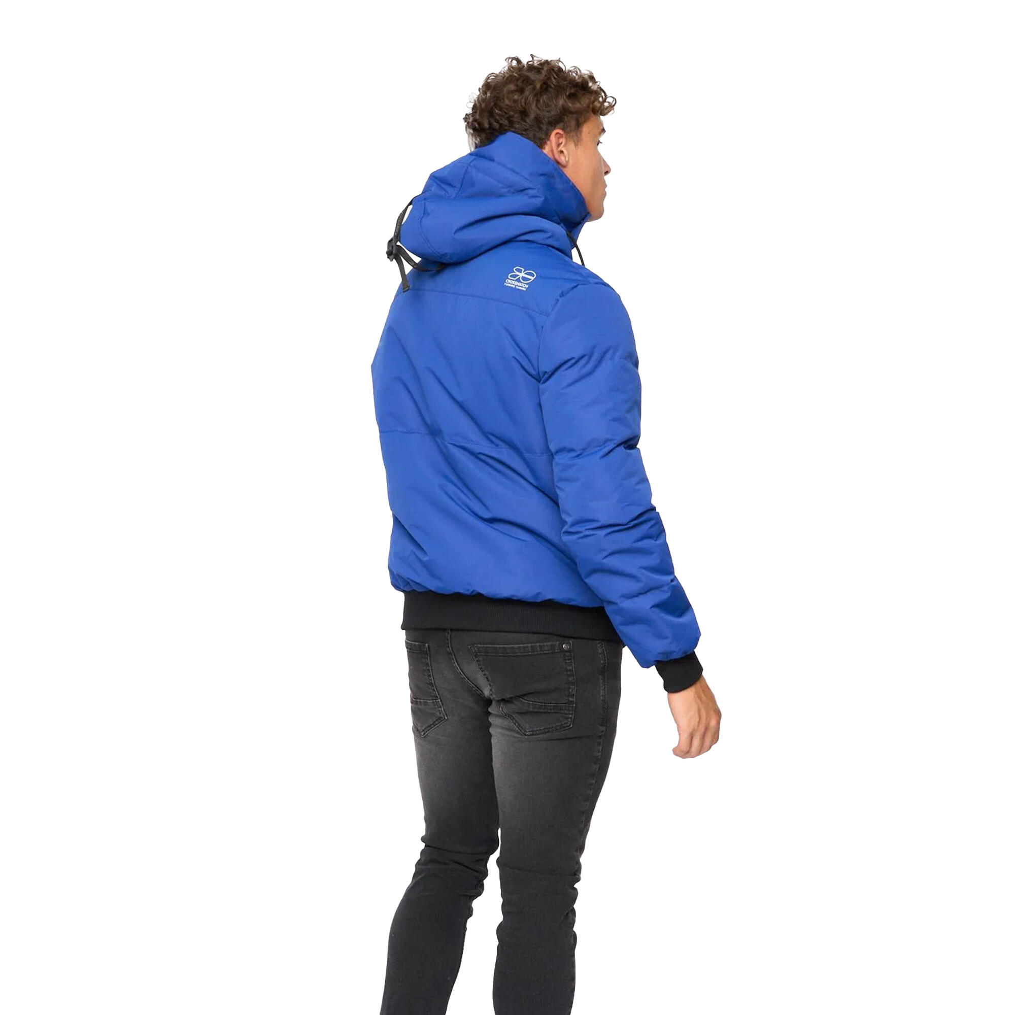 Bomber Uomo Crosshatch Milwaka Blu 3/3