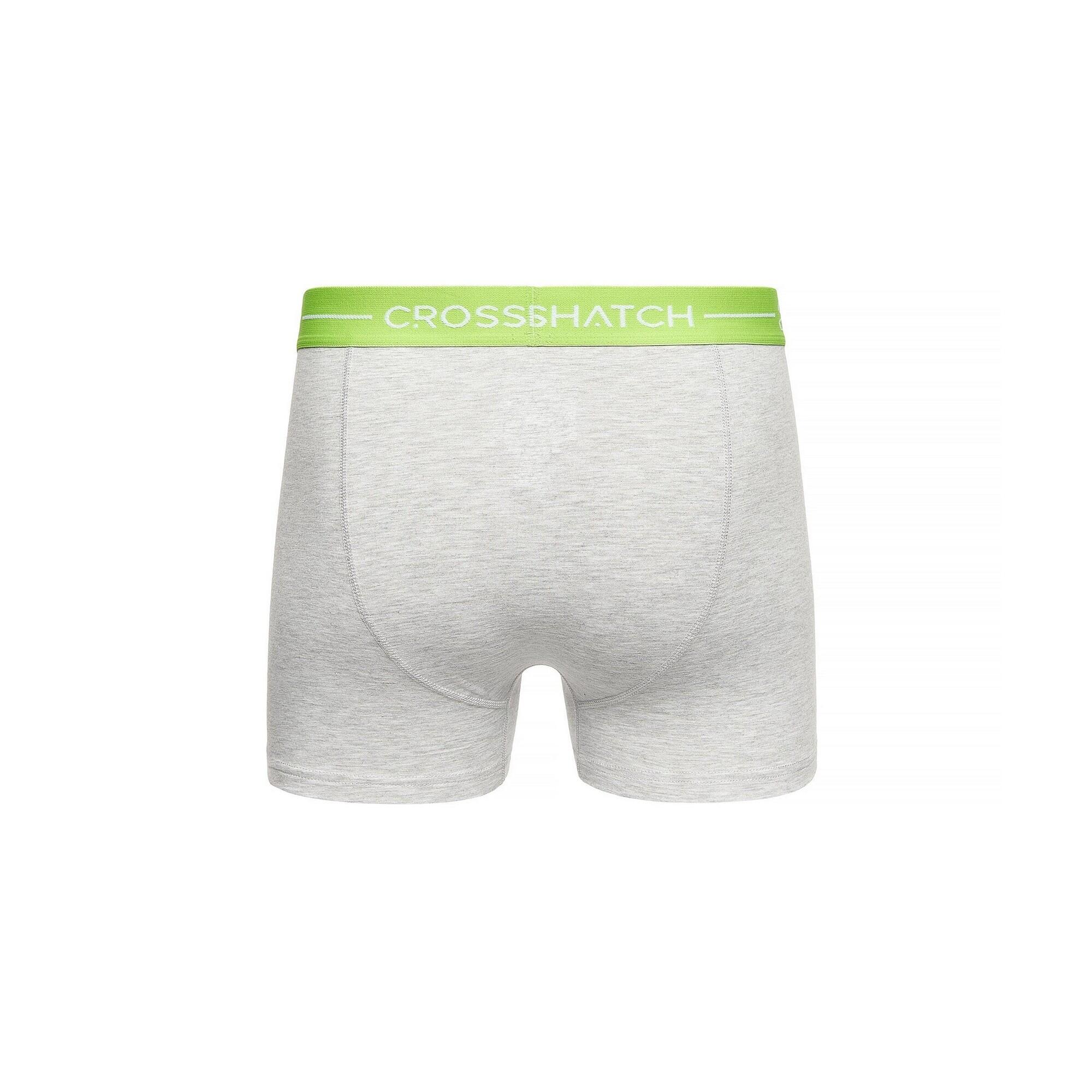 Boxer Uomo Misura Confezione 12 Crosshatch Astral Grigio Di Marna 2/6